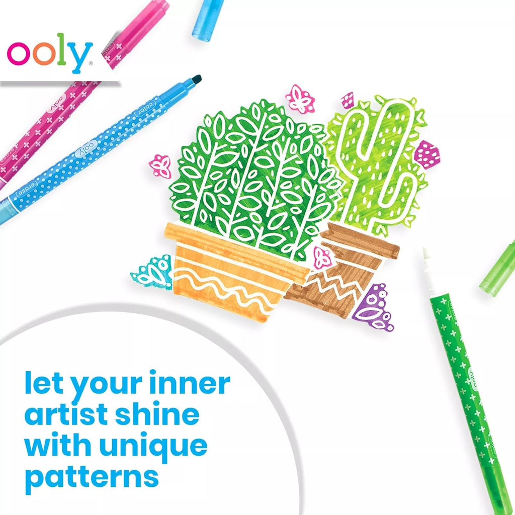 OOLY Make No Mistake Erasable Markers, Set of 12 (130-046)