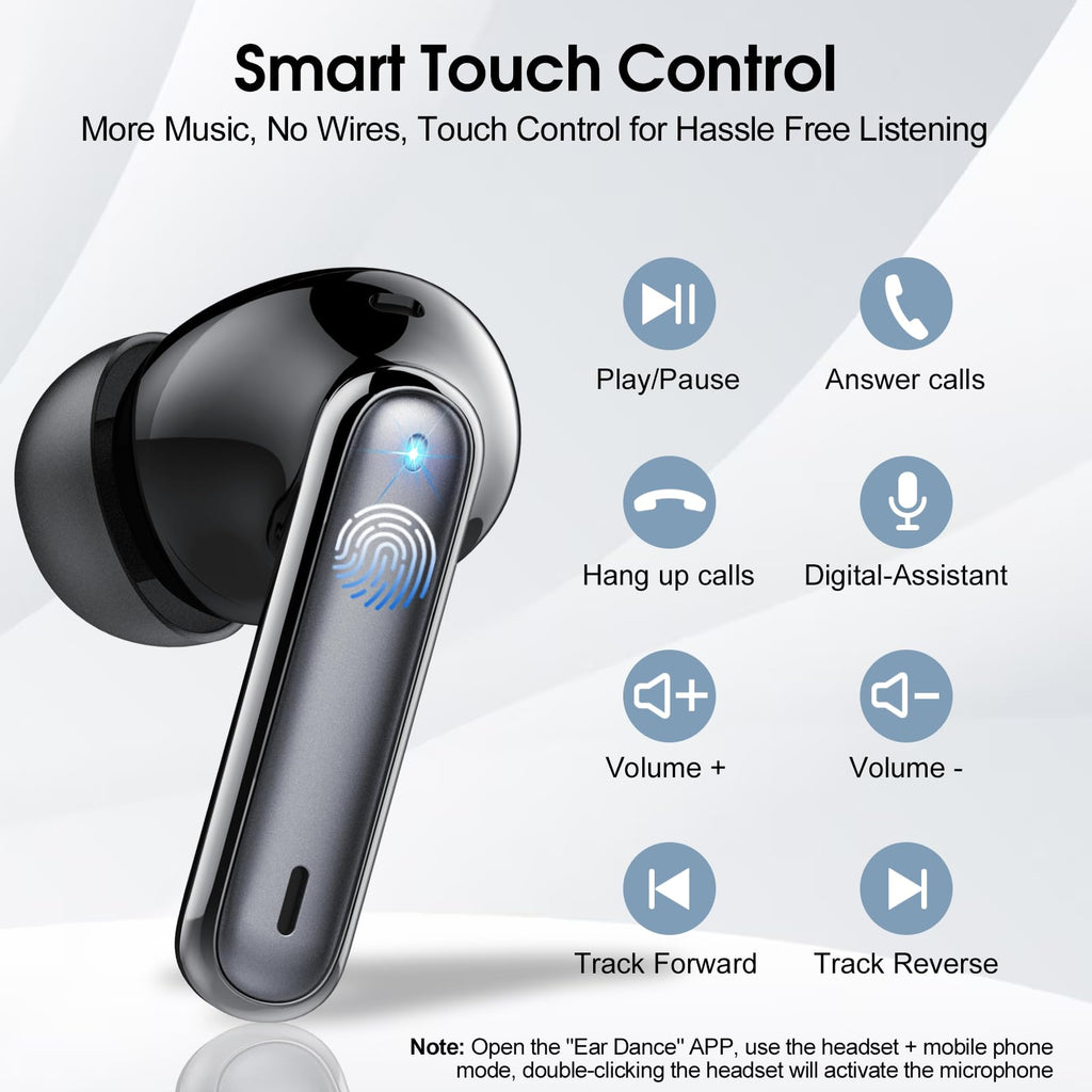 AI Language Translator Earbuds Real Time, 3 in 1 Simultaneous Interpretation Translator Earbuds with 164 Languages/6 Translation Modes, 40H Translation Headphones with ENC Mic Business/Learning/Travel