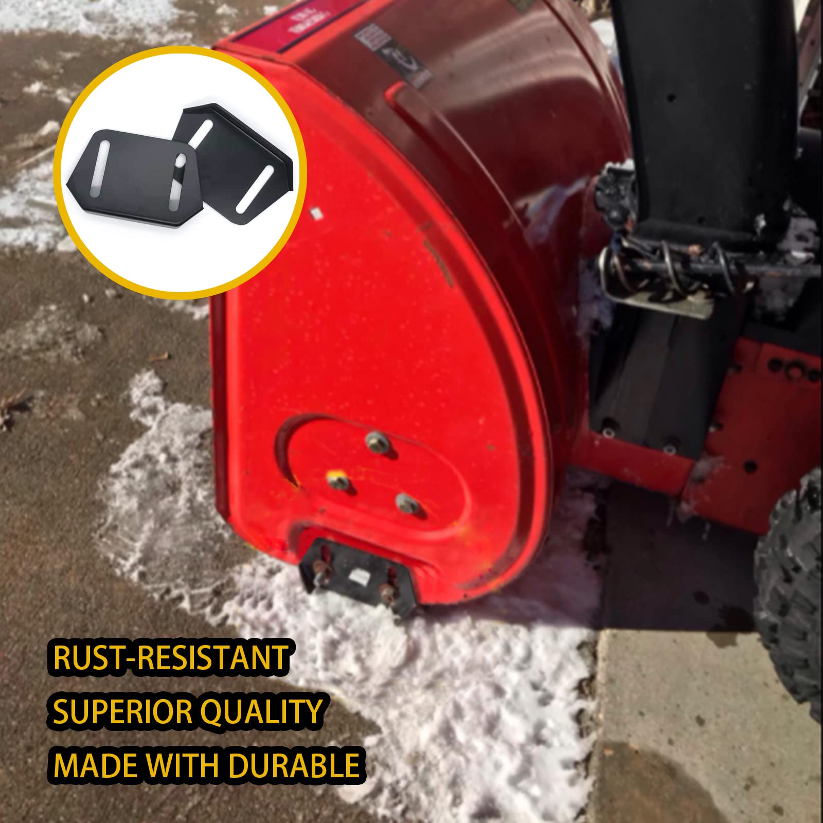 784-5580 784-5580-0637 Snow Thrower Slide Shoes Skids for MTD Snow Blower Replacement Parts 41-8828 780-420 73-031(2PCS)