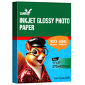 Uinkit Thin 11x17 Inkjet Glossy Photo Paper 100 Sheets 48lb Poster Paper for Printer Professional Photographic Paper