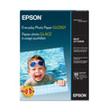 Epson Glossy Photo Paper 52 lbs., Glossy, 8-1/2 x 11, Pack of 50 Sheets (S041649)
