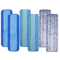 6 Pack Mop Pads Refills for Bona Family of Mops, 2 Microfiber Cleaning Pad, 2 Deep Clean Microfiber Pad, 2 Dust Clean Pads