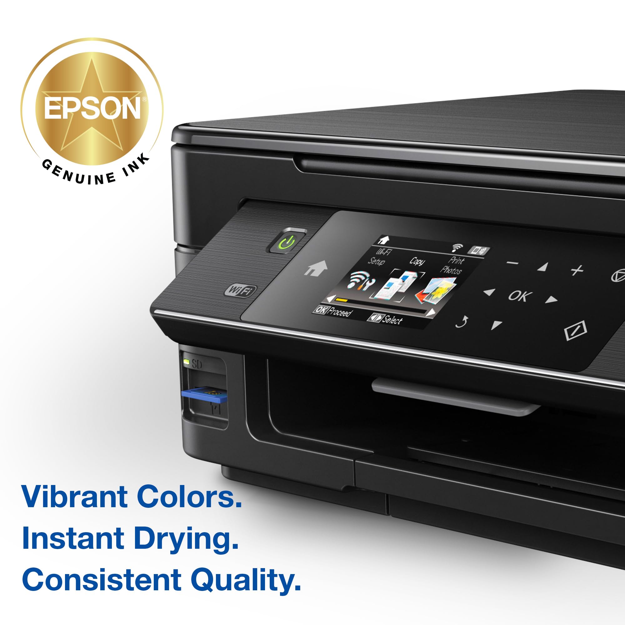 EPSON 288 DURABrite Ultra Ink High Capacity Cyan Cartridge (T288XL220-S) Works with Expression XP-330, 430, 434, 340, 440, 446