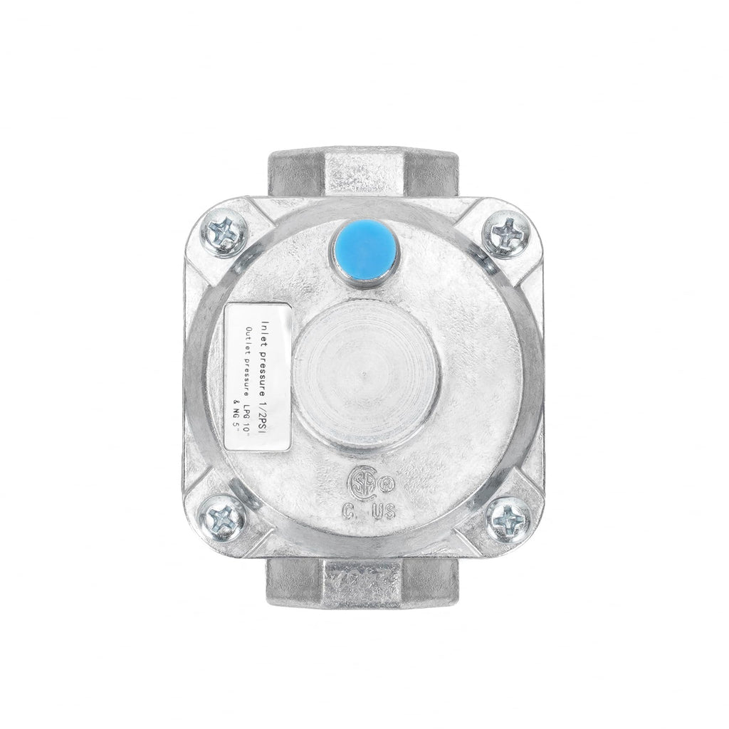 Stanbroil 1/2'' Gas Pressure Regulator for Liquefied Propane and Natural Gas, NG 5" WC Out/LPG 10" WC Out