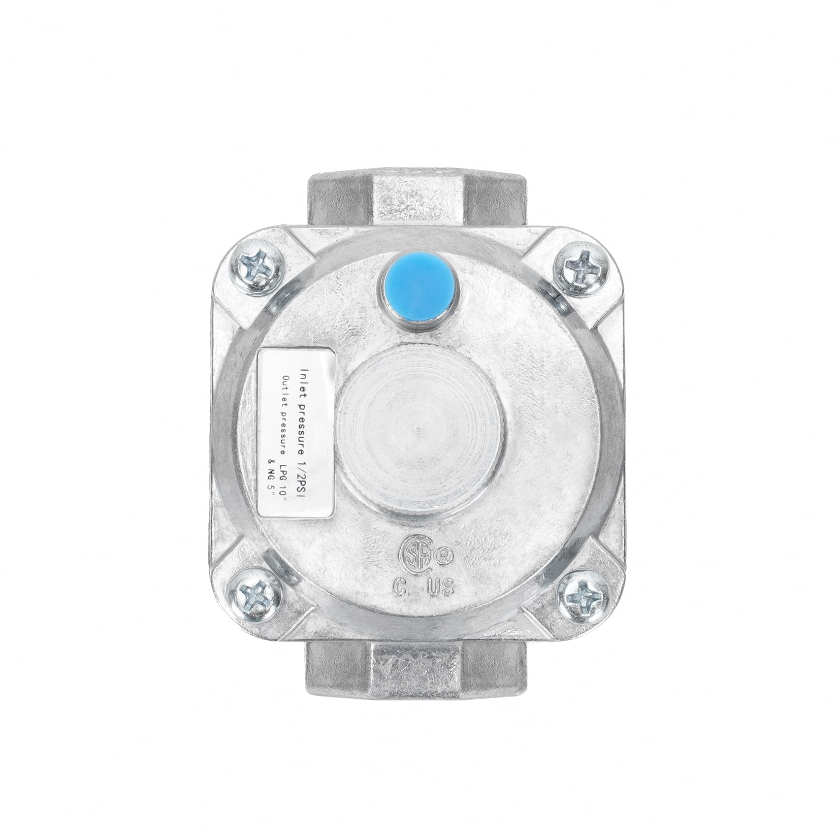 Stanbroil 1/2'' Gas Pressure Regulator for Liquefied Propane and Natural Gas, NG 5" WC Out/LPG 10" WC Out