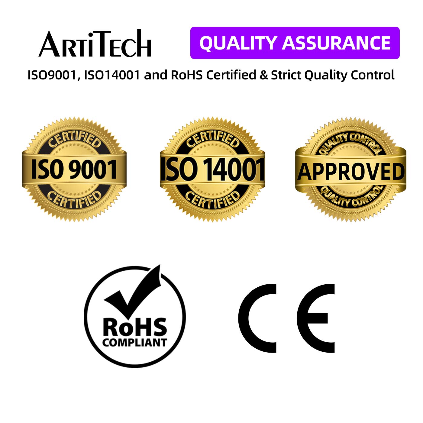 ARTITECH Replacement for Brother LC75 LC71 Ink Cartridge LC-71 LC-75 XL Ink Cartridges Work for Brother MFC J280W J825DW J430W J835DW J625DW J425W J6710DW J280W J6910DW J5910DW J6510DW J435W, 10-Pack