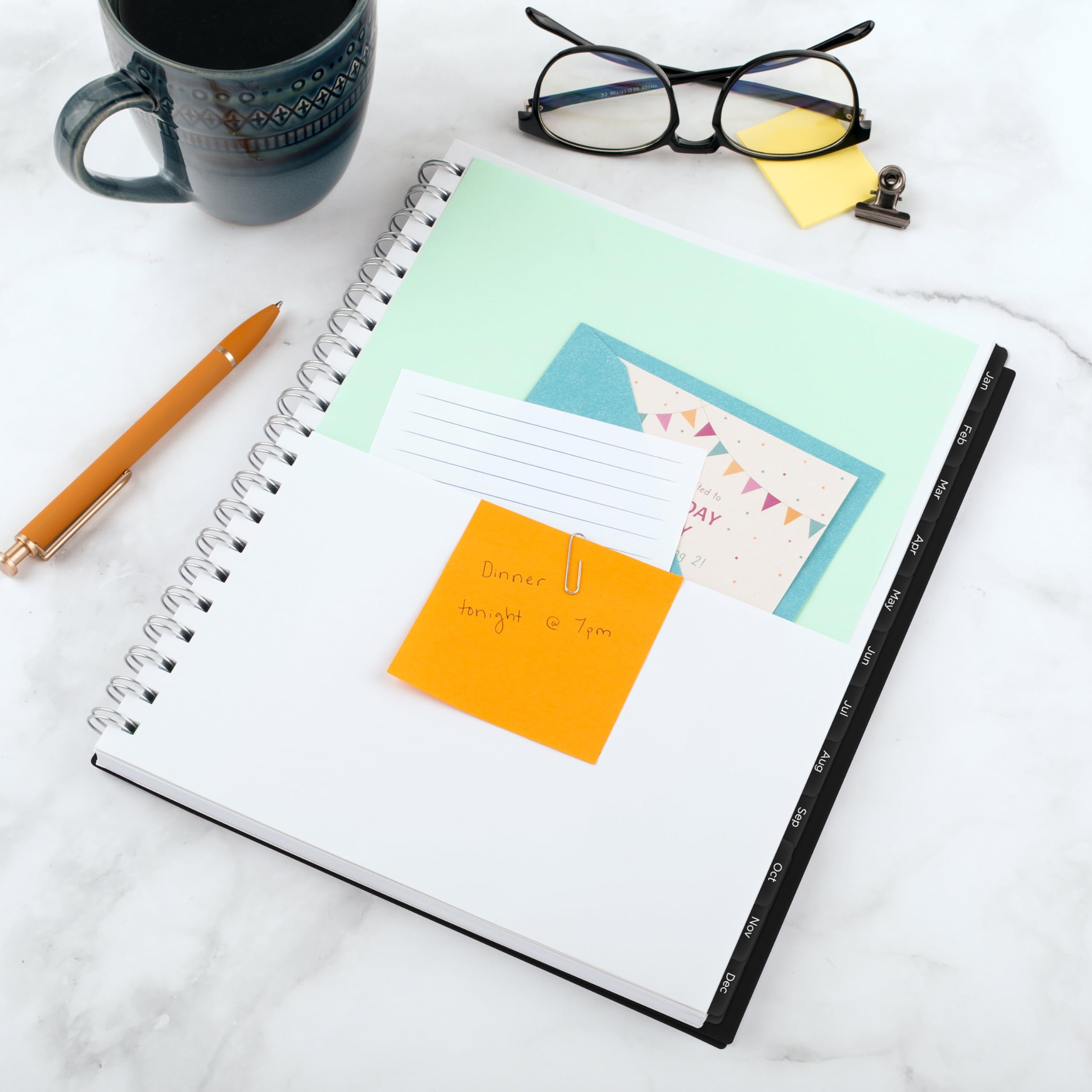 Mead 2026 Planner, Weekly & Monthly, 15-Month, 8-1/2" x 11", Large, Basic, Black (CRW6200526)