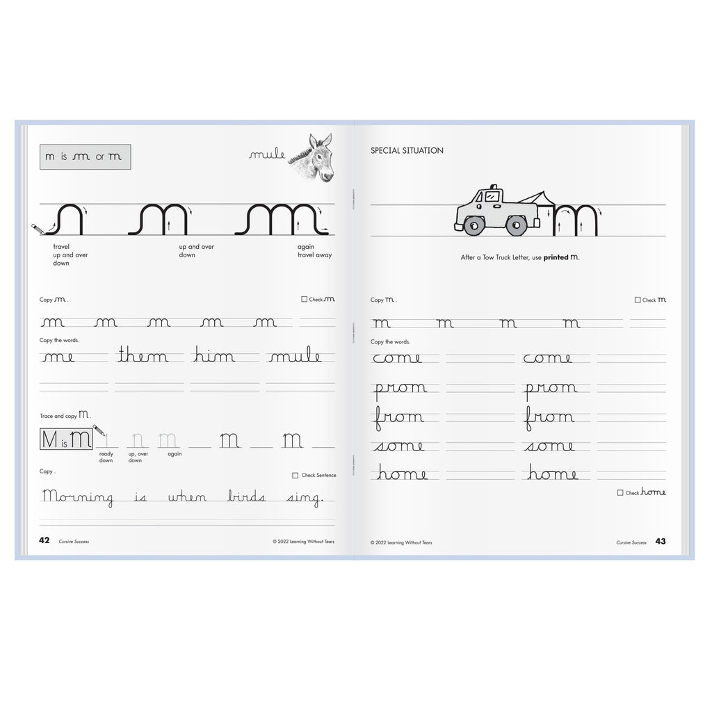 Learning Without Tears Cursive Success, Student Workbook, Age 9+, 4th Grade+, Handwriting Practice, Writing Book, School & Home, Language Arts, Tutoring