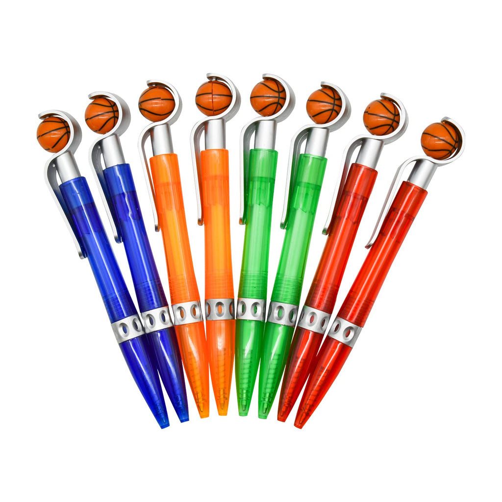 Lopenle 32PCS Novelty Basketball Pens Sports Ballpoint Pens Cool Sports Writing Pen For Stationery School Office Desk Decor Accessories