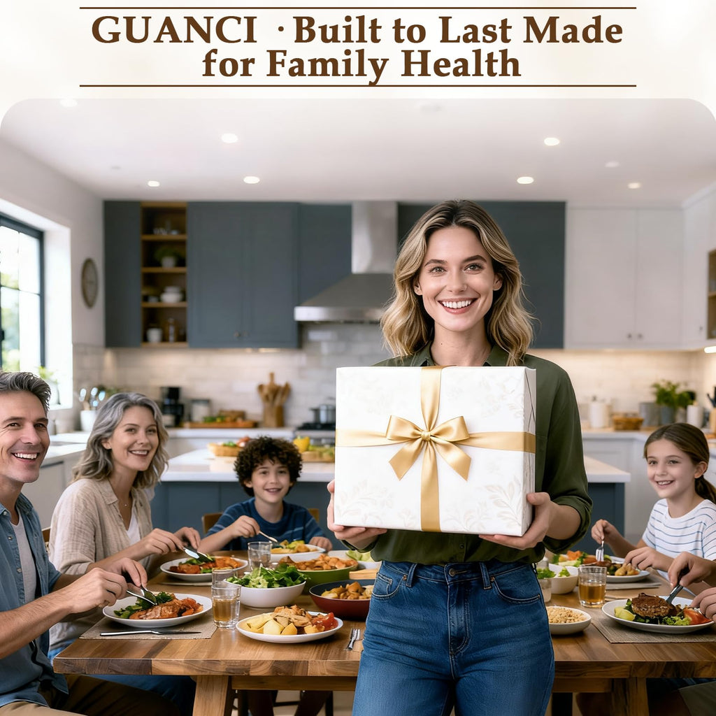 GUANCI Cutting Board for Kitchen Double Sided 304 Stainless Steel Chopping Board Food-Grade Stainless Steel and Wheat Straw PP Large Size 16”×11” Easy to Clean