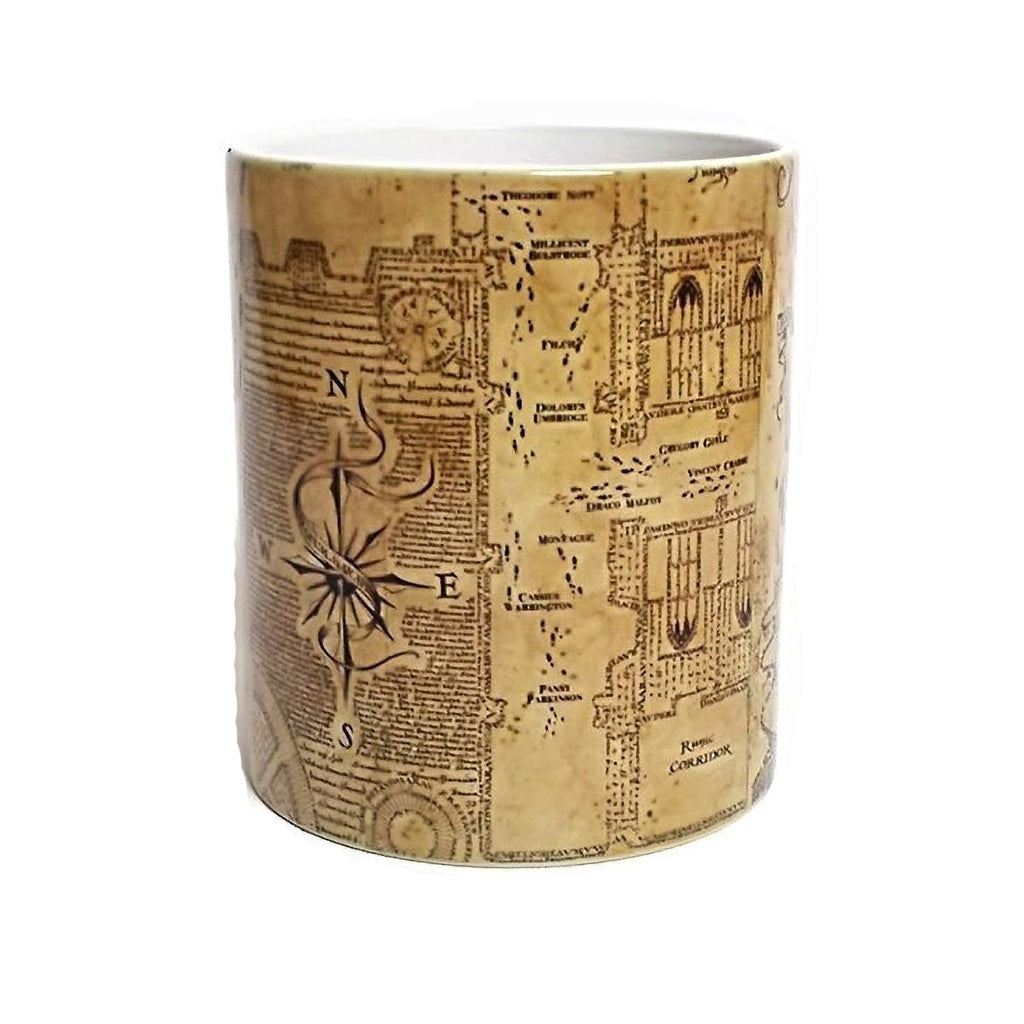 Inspired Marauders Map Morphing Mug Color Changing Coffee Mug Heat-Sensitive Reactive Ceramic Cup