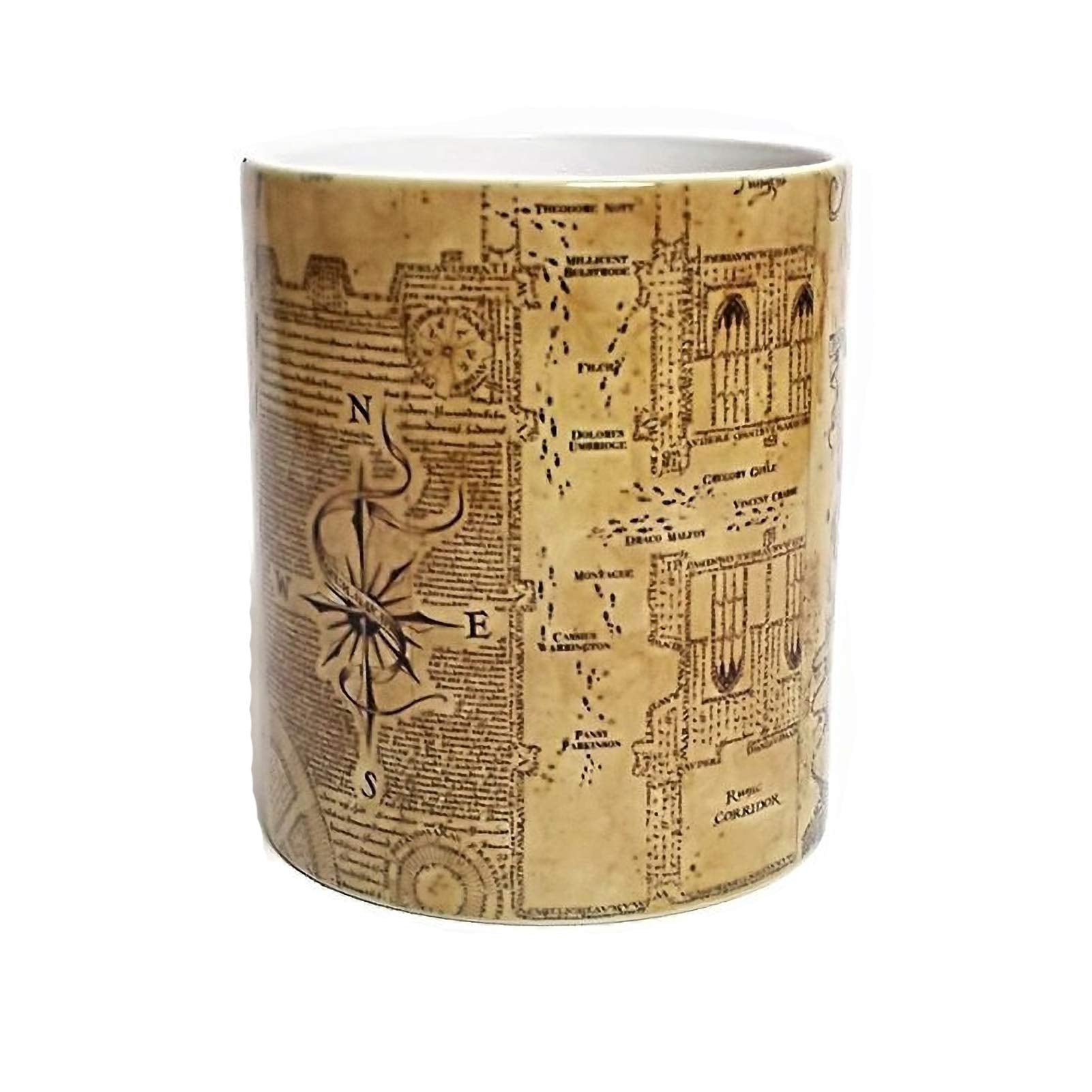 Inspired Marauders Map Morphing Mug Color Changing Coffee Mug Heat-Sensitive Reactive Ceramic Cup