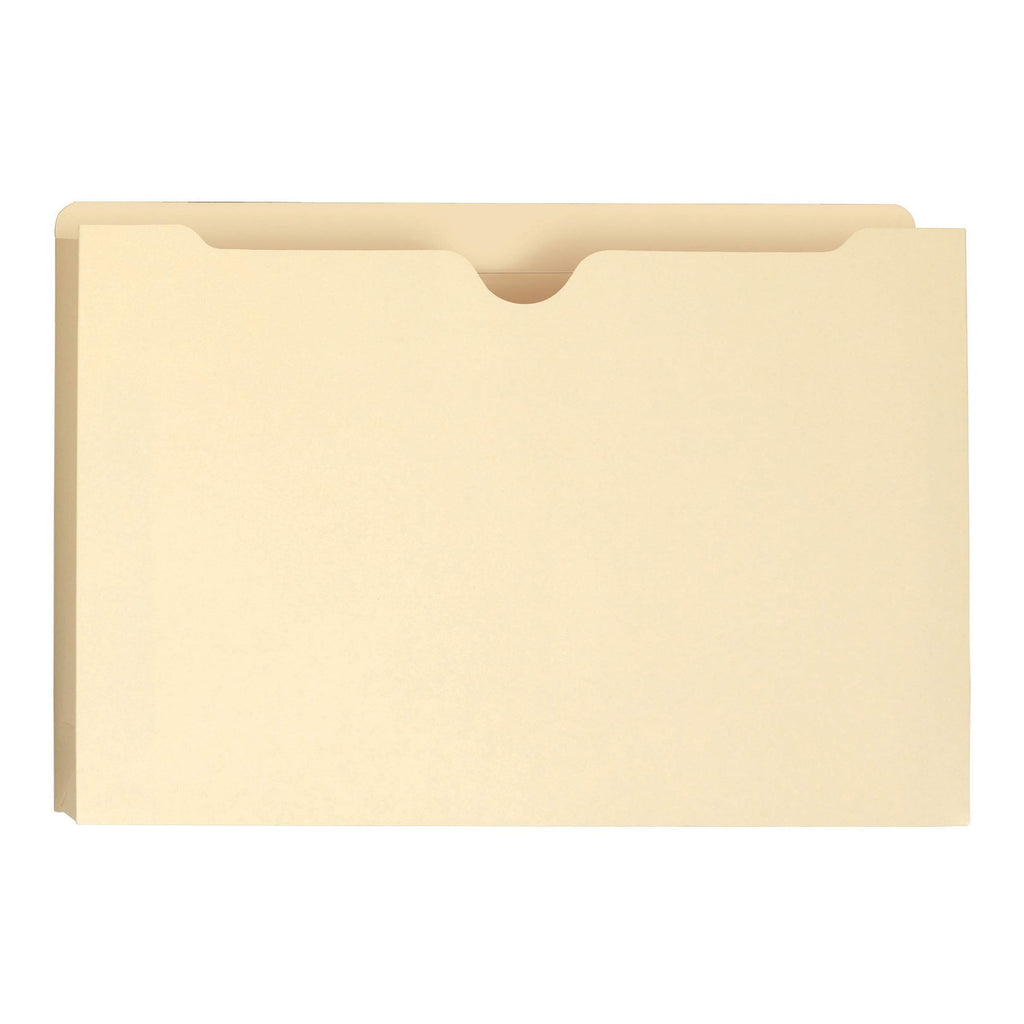Smead File Jacket, Reinforced Straight-Cut Tab, 2" Expansion, Legal Size, Manila, 20 per Box (76562)