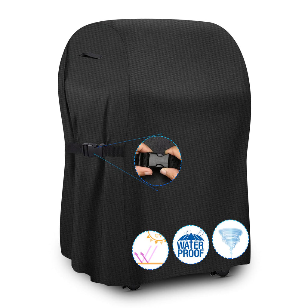 BBQ Grill Cover Heavy Duty Waterproof 30 Inch, Fadeproof & UV Resistant, Barbecue Cover for Small Weber, Char-Broil, Brinkmann, Jenn Air, Nexgrill Grills 2 Burner