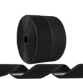 Black Heavy Duty Adhesive Hook and Loop Tape Roll - Industrial Strength, Easy to Cut, Strong Strips with Sticky Back (2 inch x 26 feet)