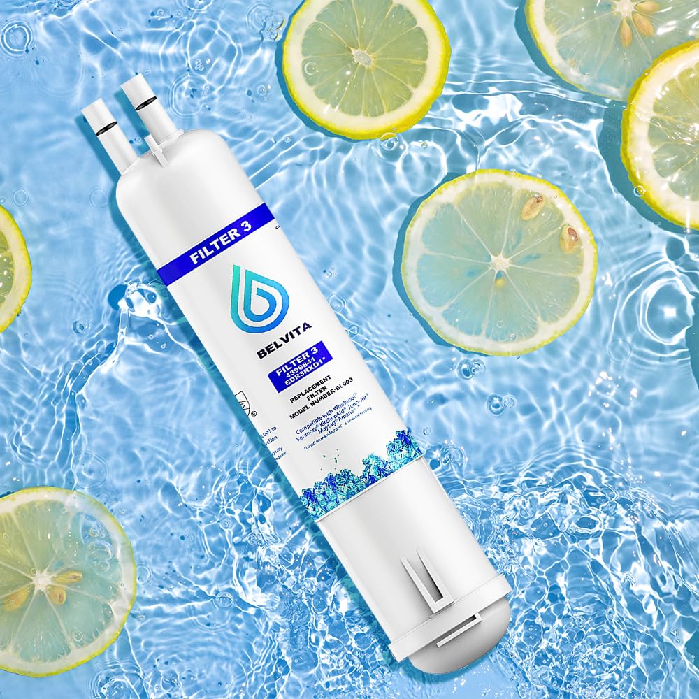 Ice Refrigerator Water Filter 3 Compatible with Kenmore 9083 9030-White(3pcs)