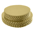 [25pcs] 10" Gold Cakeboard Round,Disposable Cake Circle Base Boards Cake Plate Round Coated Circle Cakeboard Base 10inch,Pack of 25