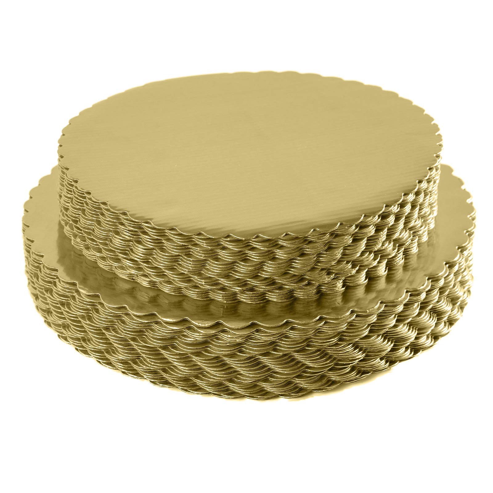 [25pcs] 10" Gold Cakeboard Round,Disposable Cake Circle Base Boards Cake Plate Round Coated Circle Cakeboard Base 10inch,Pack of 25