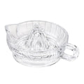 Manual Lemon Squeezer, Glass Juicer for Citrus Fruits, Oranges, Lemons, Limes, in Seconds, Modern Design, Crystal Glass, Handle, Pour Spout, Easy to Use, Widely Used,