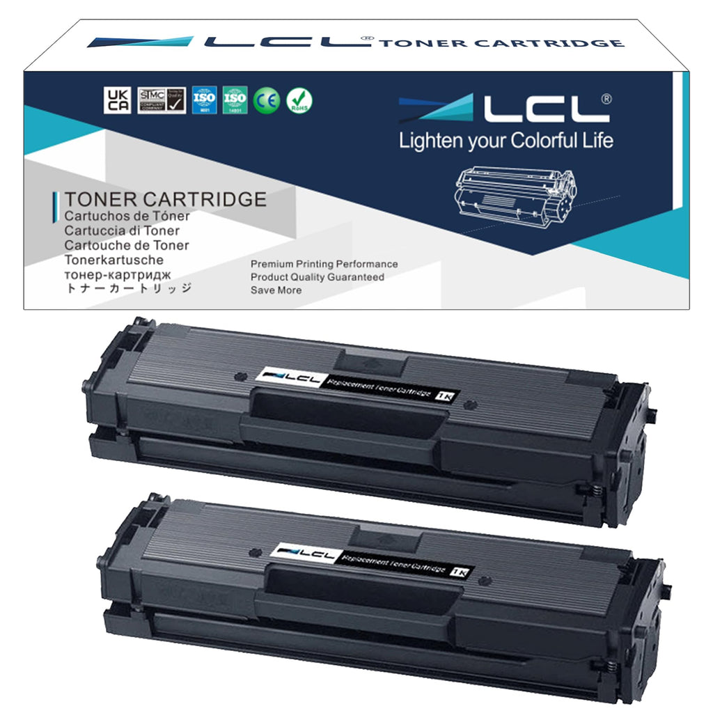 LCL Compatible Toner Cartridge for Samsung MLT-D111S (2-Pack,Black) for Samsung Xpress M2020 M2022 M2020W M2070W M2070FW M2026 M2026W SL-M2020 SL-M2020W SL-M2022W SL-M2070 SL-2070FW SL-2070W SL-M2070F