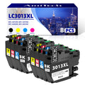 ARTITECH Replacement for Brother LC3013 LC3011 LC-3013 Compatible Ink Cartridge Works with Brother MFC-J491DW MFC-J895DW MFC-J690DW MFC-J497DW Printer (2 Black 2 Cyan 2 Magenta 2 Yellow, 8 Pack)