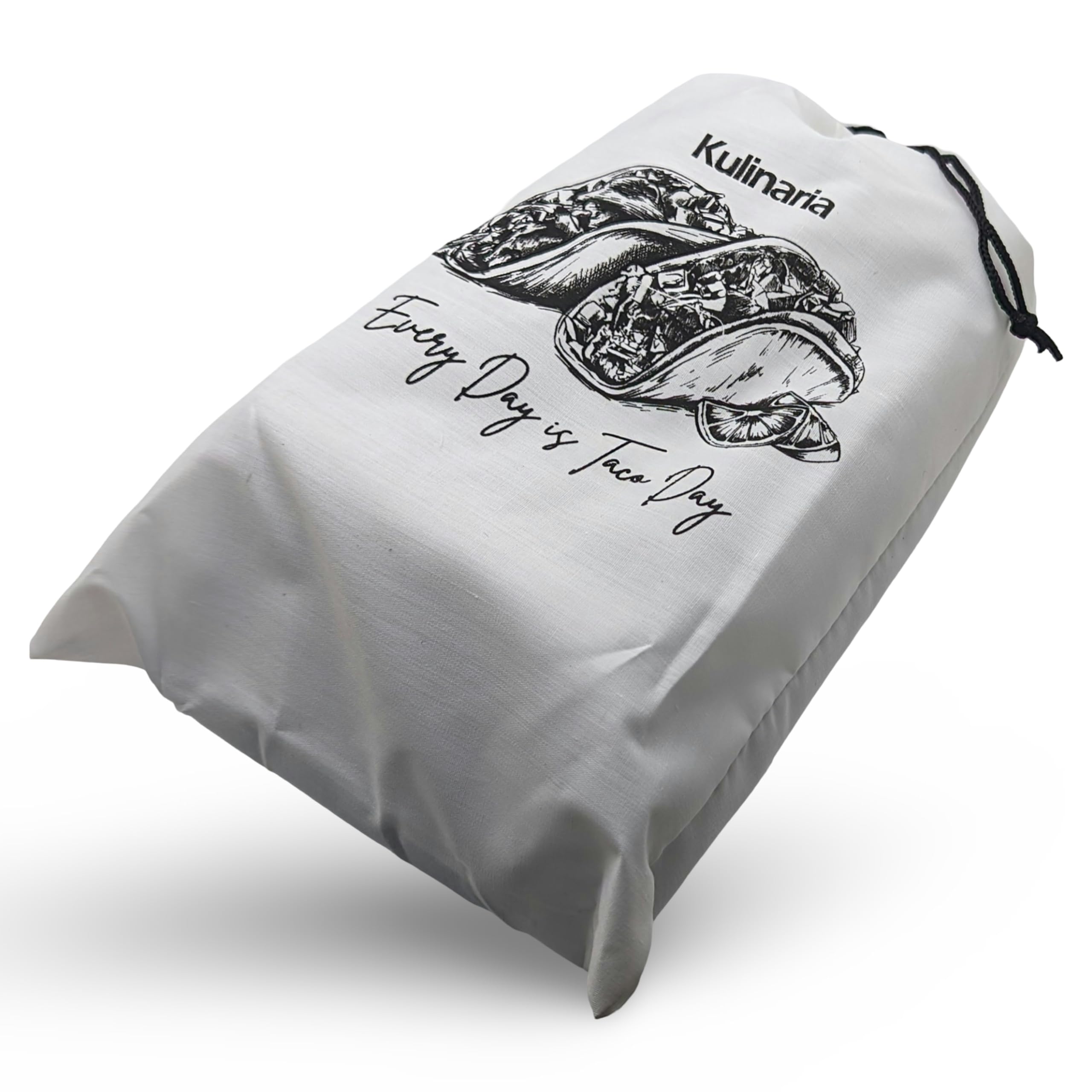 Kulinaria 6 Pack Stainless Steel Taco Holders + Cloth Dust Bag | Each Rack Holds 2 or 3 Tacos | Holders Work with Soft Shell and Hard Shell Tacos
