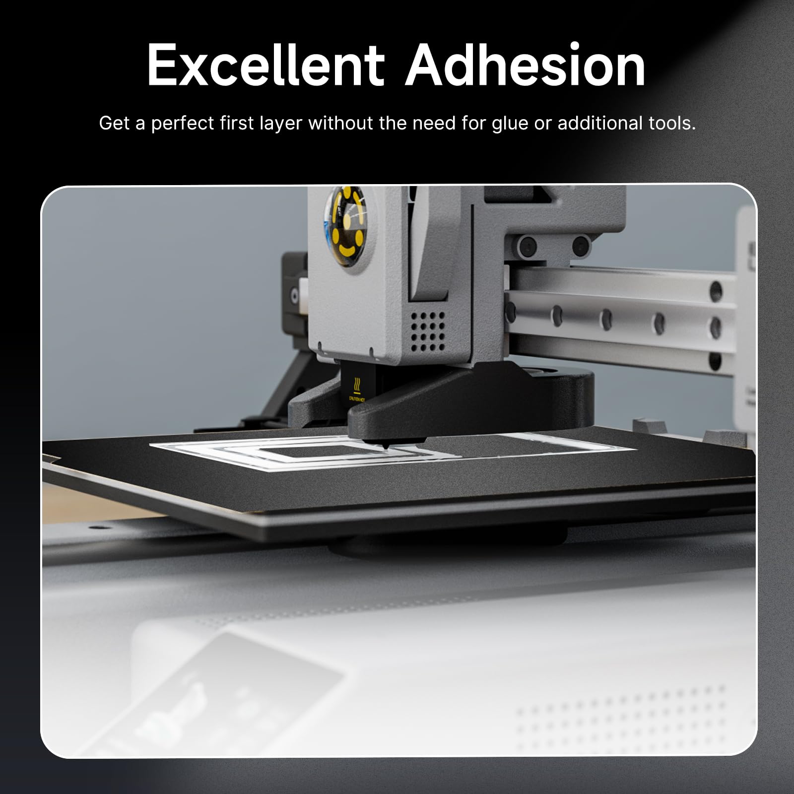YOOPAI Double-Sided Epoxy Resin Build Plate, 257x257mm 3D Printer Bed for Bambu Build Plate A1 X1 X1C/P1P/P1S 3D Printers (Bambu Build Plate_257)