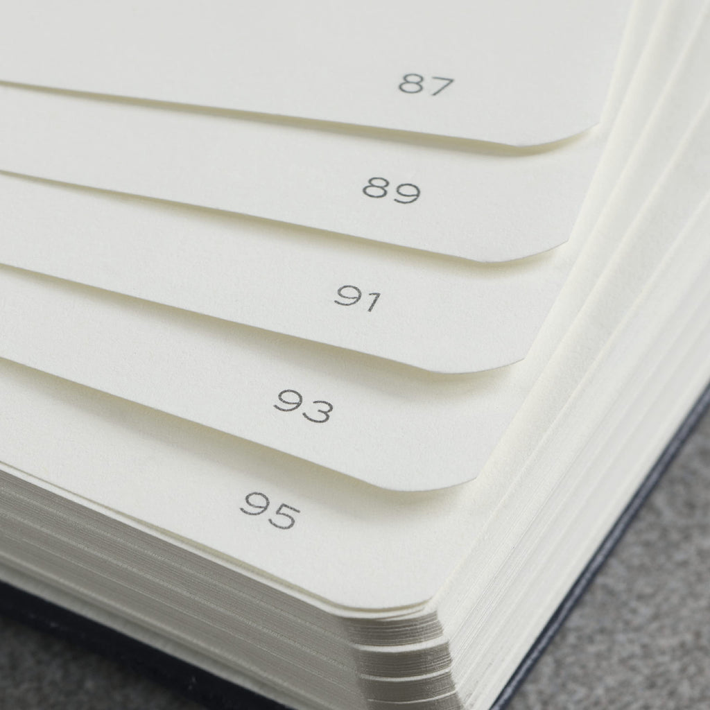 LEUCHTTURM1917 - Notebook Softcover Medium A5-123 Numbered Pages for Writing and Journaling (Dotted, Black)
