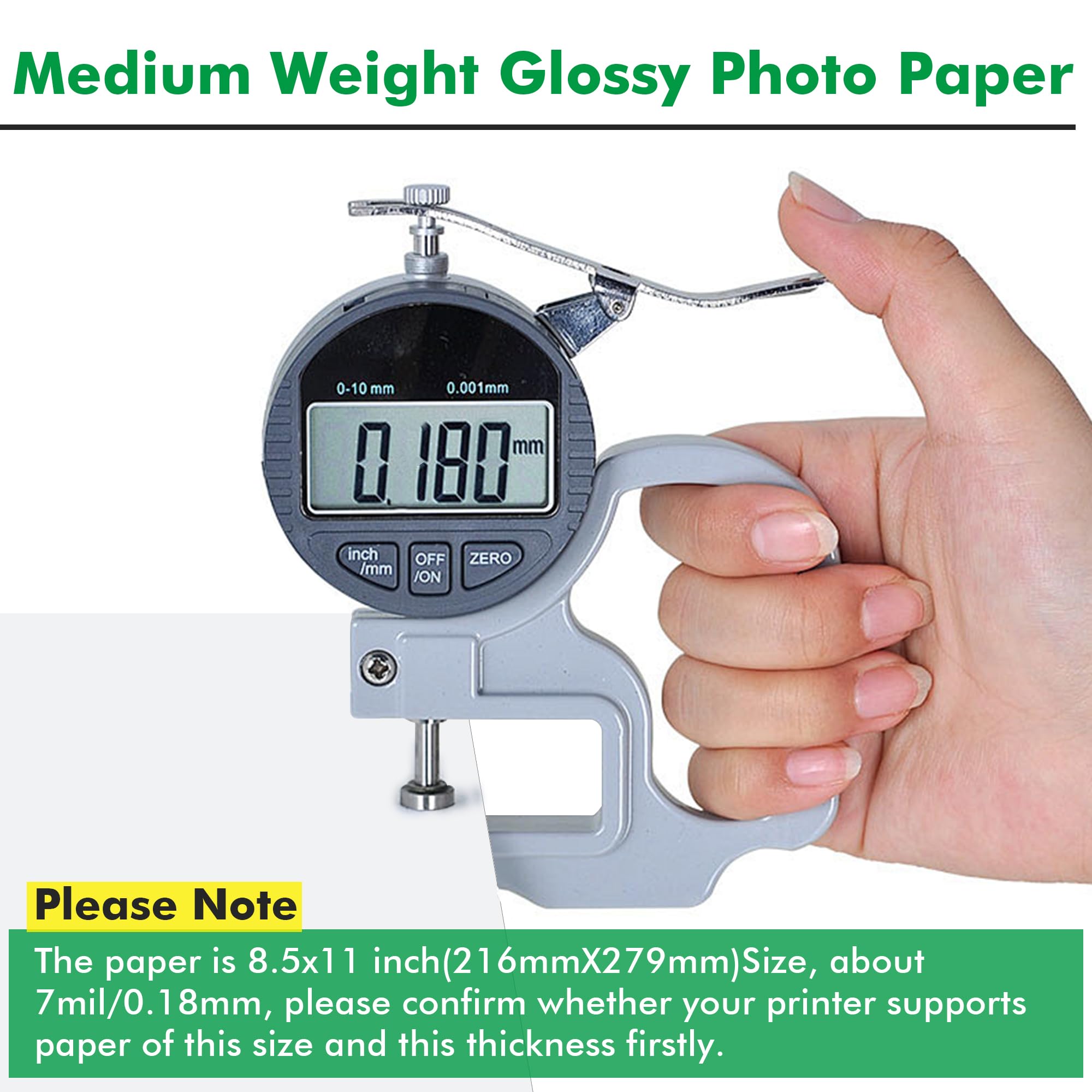 Koala Brochure Paper Double Side Glossy for Printing Photo 8.5X11 Inches 100 Sheets Compatible with Inkjet Printer 42LB