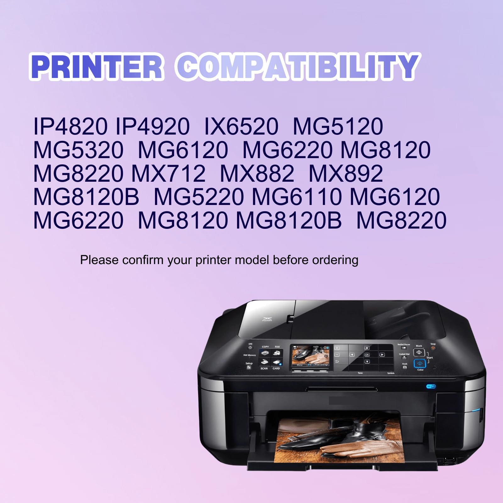 JoyPinting PGI-225 CLI-226 Ink Cartridges Compatible with Canon 225 226 Ink PGI225 CLI226 CLI 226 Use for MG5320 MG6220 MG5220 MG6120 MG8220 MX882 MX892 MX712 IP4820 IP4920 IX6520 (10-Pack)