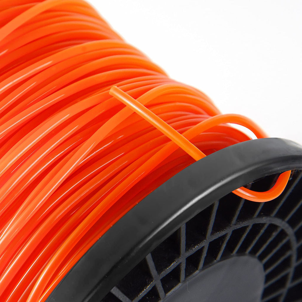 CHRORINE Strimmer Line Wire Cord 2.4mm x 100m Round Nylon Trimmer Line Wire Heavy Duty Brush Cutter Line