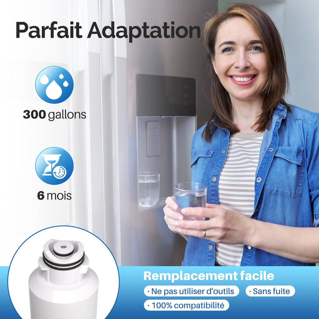 ICEPURE DA29-00020B Replacement for Samsung Water Filter HAF-CIN/EXP HAF-CIN DA29-00020B-1 RF263BEAESR RS25J500DSR RF263TEAESG RF28HMEDBSR RWF0700A HDX FMS-2 DA97-08006A-1 RF28HFEDBSR RF4287HARS 3PACK