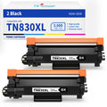 TN830XL TN830 Compatible High Yield Toner Cartridge Replacement for TN830 XL TN-830XL Toner Cartridge Work with DCP-L2640DW HL-L2400D HL-L2405W HL-L2480DW HL-L2460DW MFC-L2820DW Printers