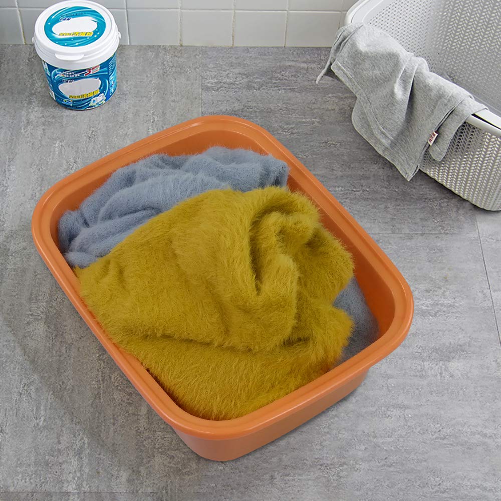 Dehouse 3 Packs Small Plastic Wash Basins, 12 Quart Dish Pan
