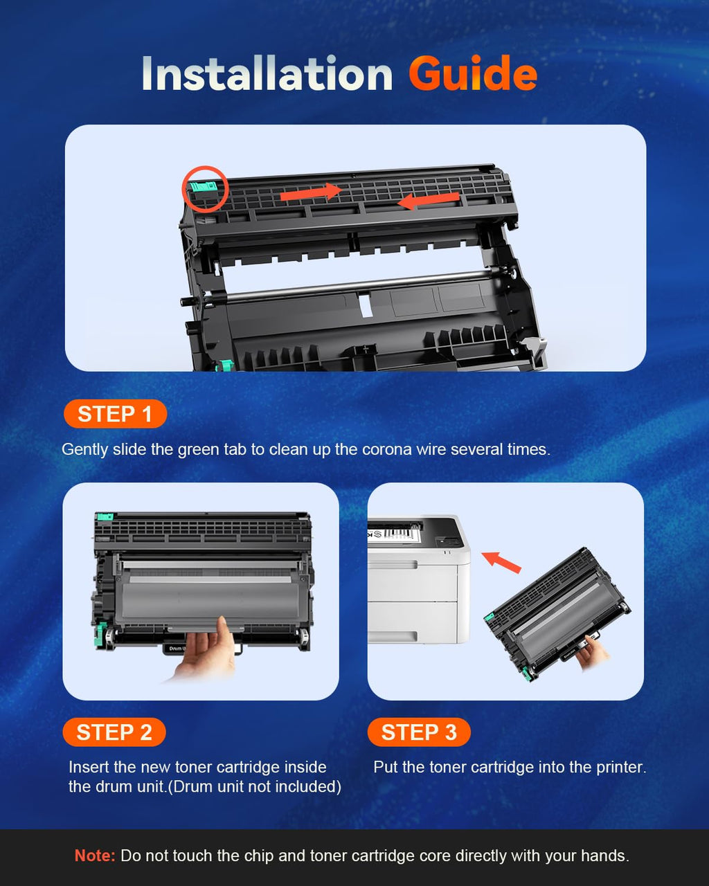 DR-630 DR630 Drum Unit Replacement for Brother DR 630 DR660 DR-660 Work with DCP-L2520DW DCP-L2540DW HL-L2320D HL-L2360DW HL-L2380DW MFC-L2700DW MFC-L2720DW Printer (1 Pack)