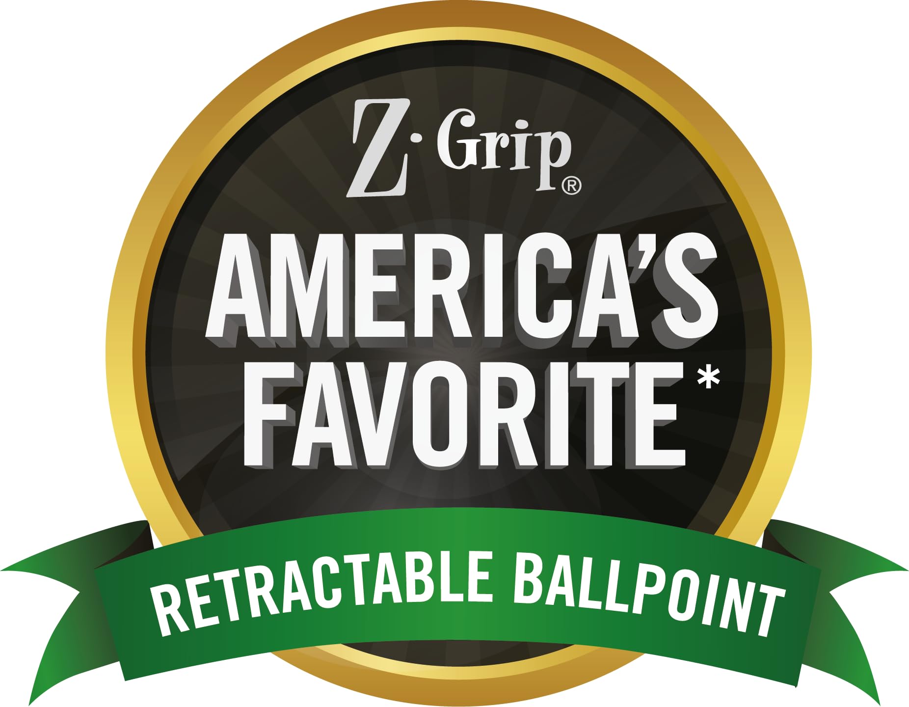 Zebra Pen Z-Grip Retractable Ballpoint Pen, Smooth-Flowing Ink, Fine Point, 0.7mm, School & Office Supplies, Ideal for Note-Taking, Journal and Planner Use, Blue and Black Ink, 30-Pack (25330)