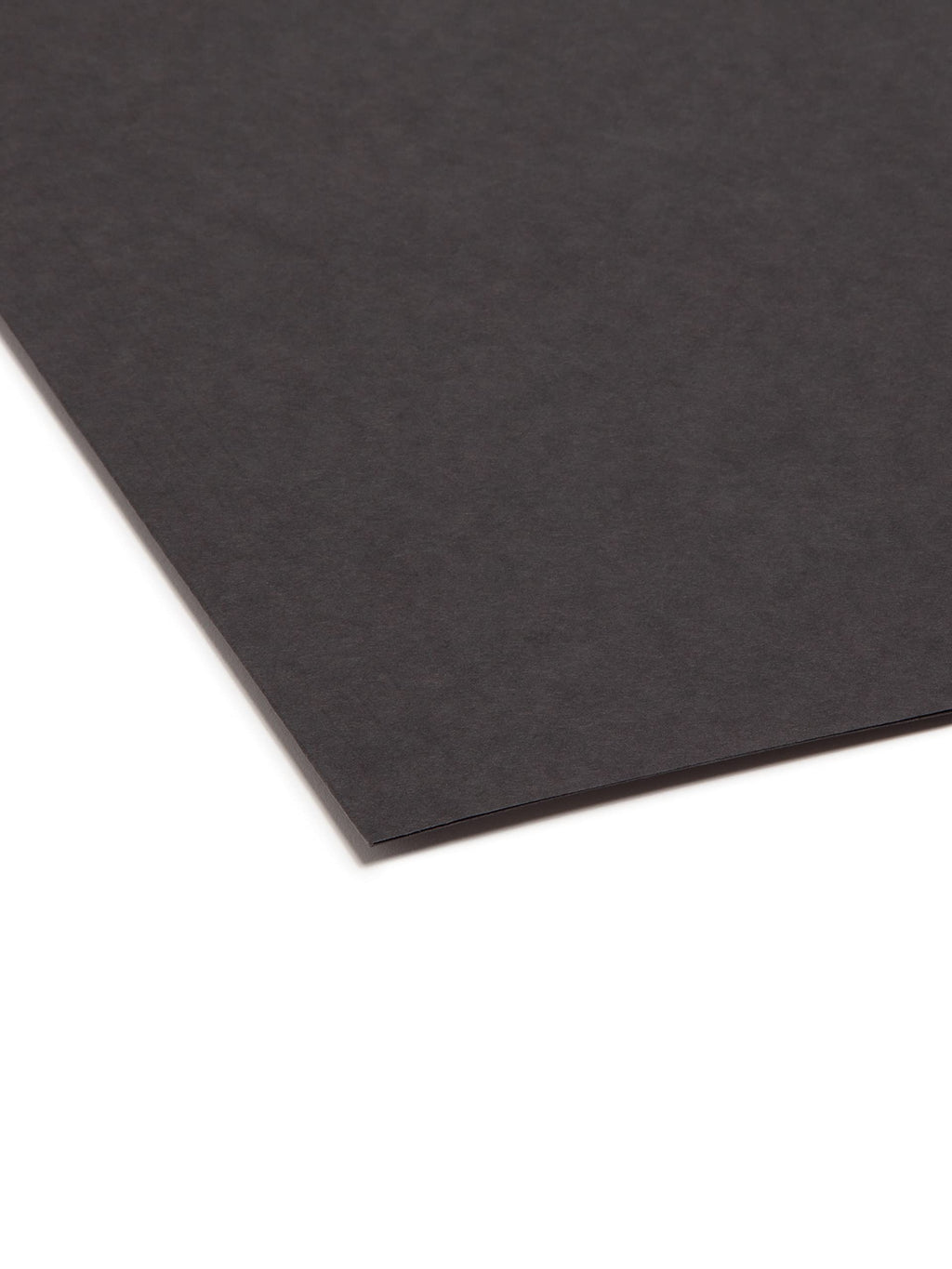 Smead 10364 File Folder, Letter, 1/2-Cut, 2 Reversible Tab, Black, 100 Per Box