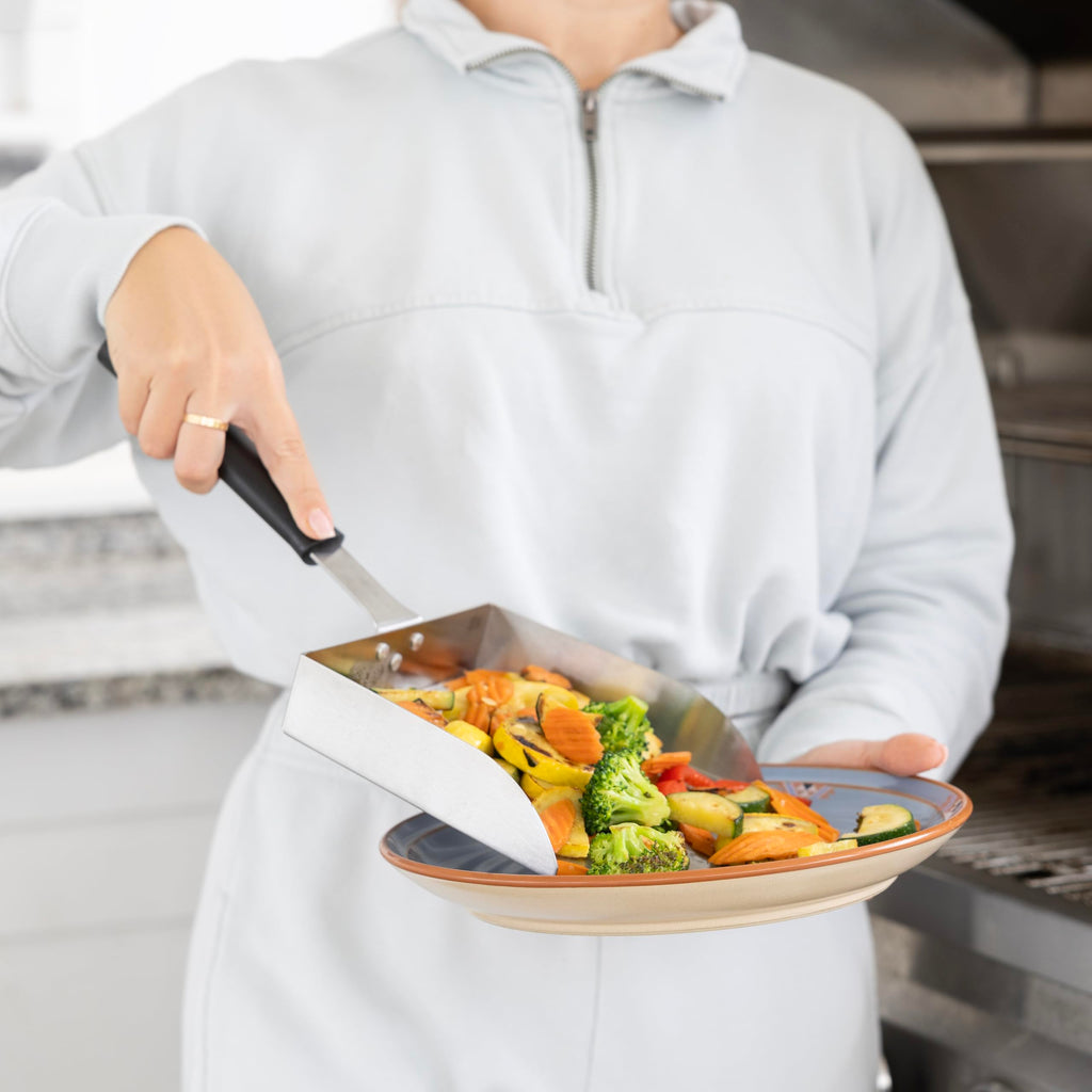 Outset Griddle Scoop Stainless Steel, XL 5 Cup Food Shovel