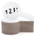 Cididu 30 Pack Dry Erase Answer Paddle, Mini White Boards, Double Sided Handheld Paddles, Thickened Auction Paddles for Students, Small Dry Erase Signs Boards for Classroom Teachers School Supplies