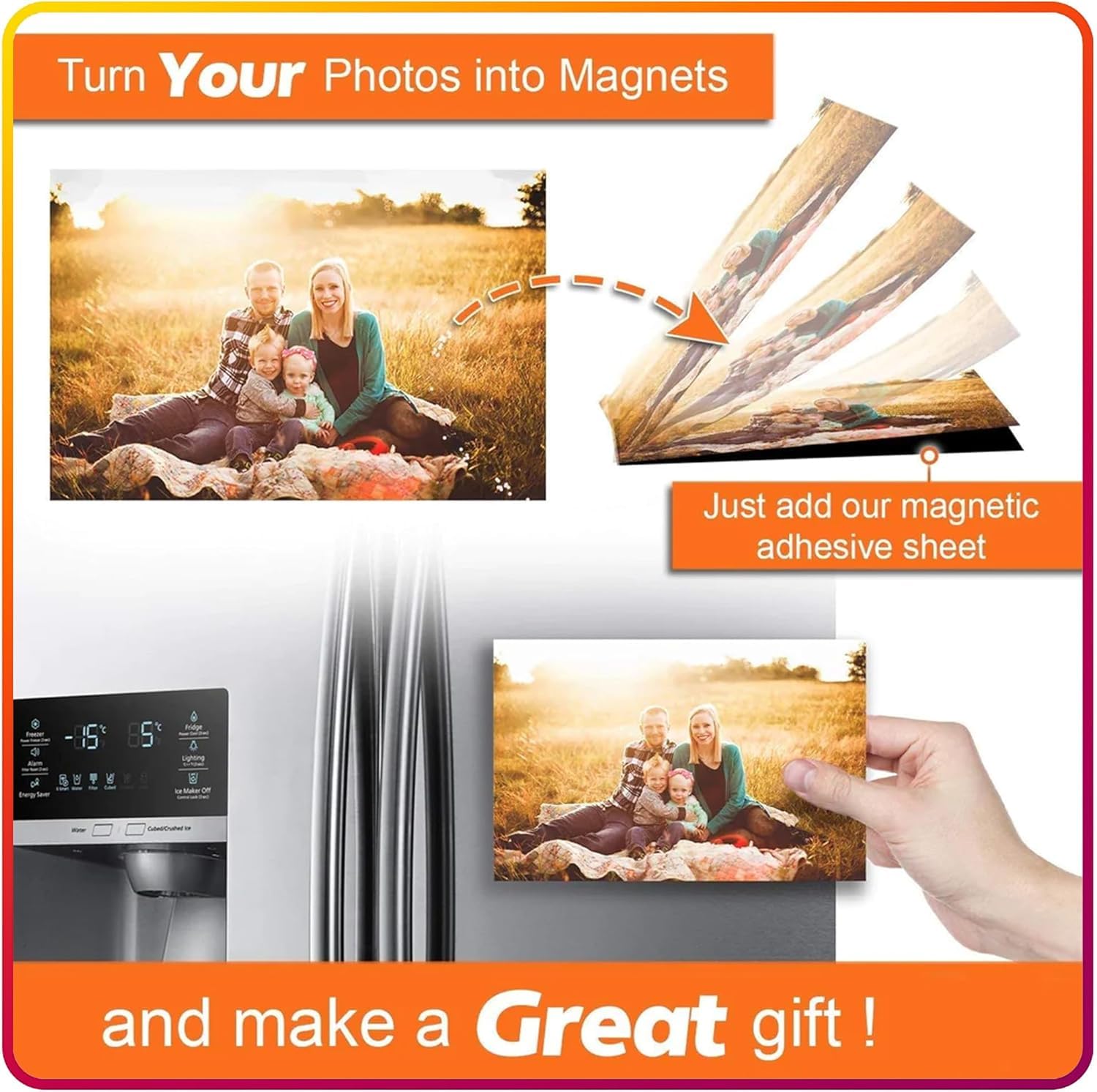 Magnetic Sheets 5" x 7" Non Adhesive 30 mil 10 Pack for Dies Storage - Flexible Blank Magnet Sheet 5x7 Inches Set for Crafts, DIY, Sign Making, to Make Dots, Square Magnets, Circles, Strips, Tape