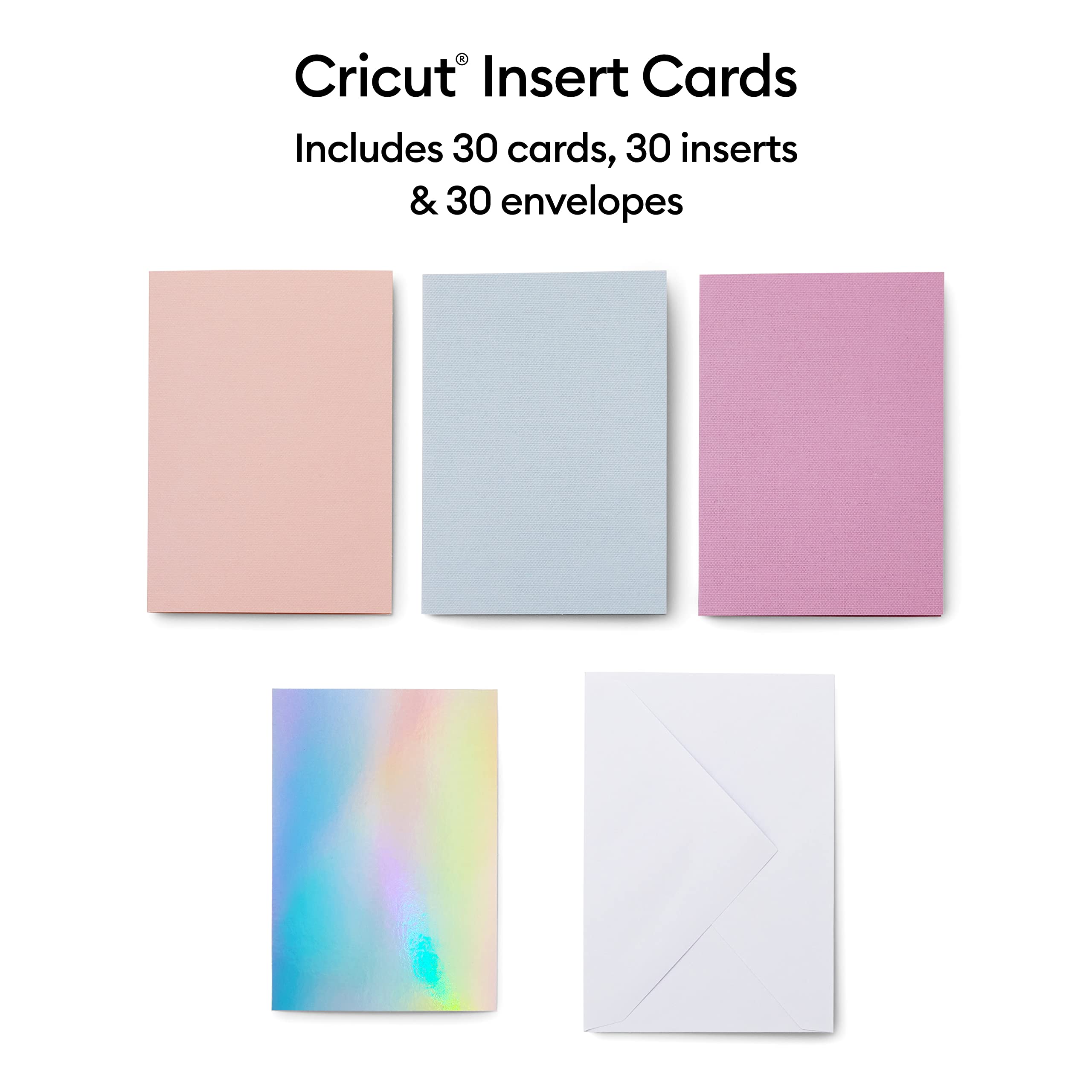 Cricut Insert Cards R40, Create Depth-Filled Birthday Cards, Thank You Cards, Custom Greeting Cards at Home, Compatible with Cricut Joy/Maker/Explore Machines, Princess Sampler (30 ct)