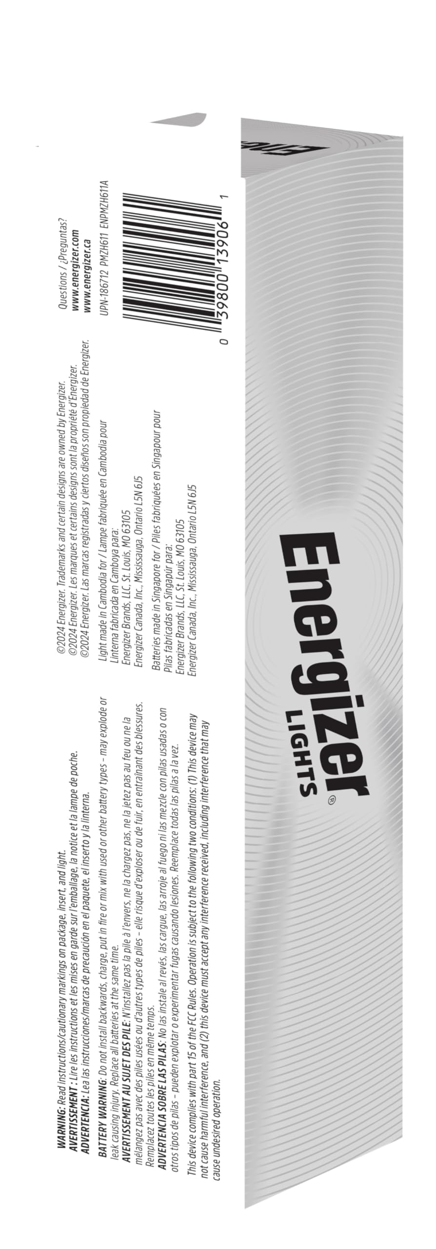 ENERGIZER LED Flashlight Vision PRO, Ultra Bright 1000+ Lumens, IPX4 Water Resistant, Aircraft-Grade Aluminum LED Light, Rugged Metal Flash Light for Outdoors, Emergency Power Outage, Black