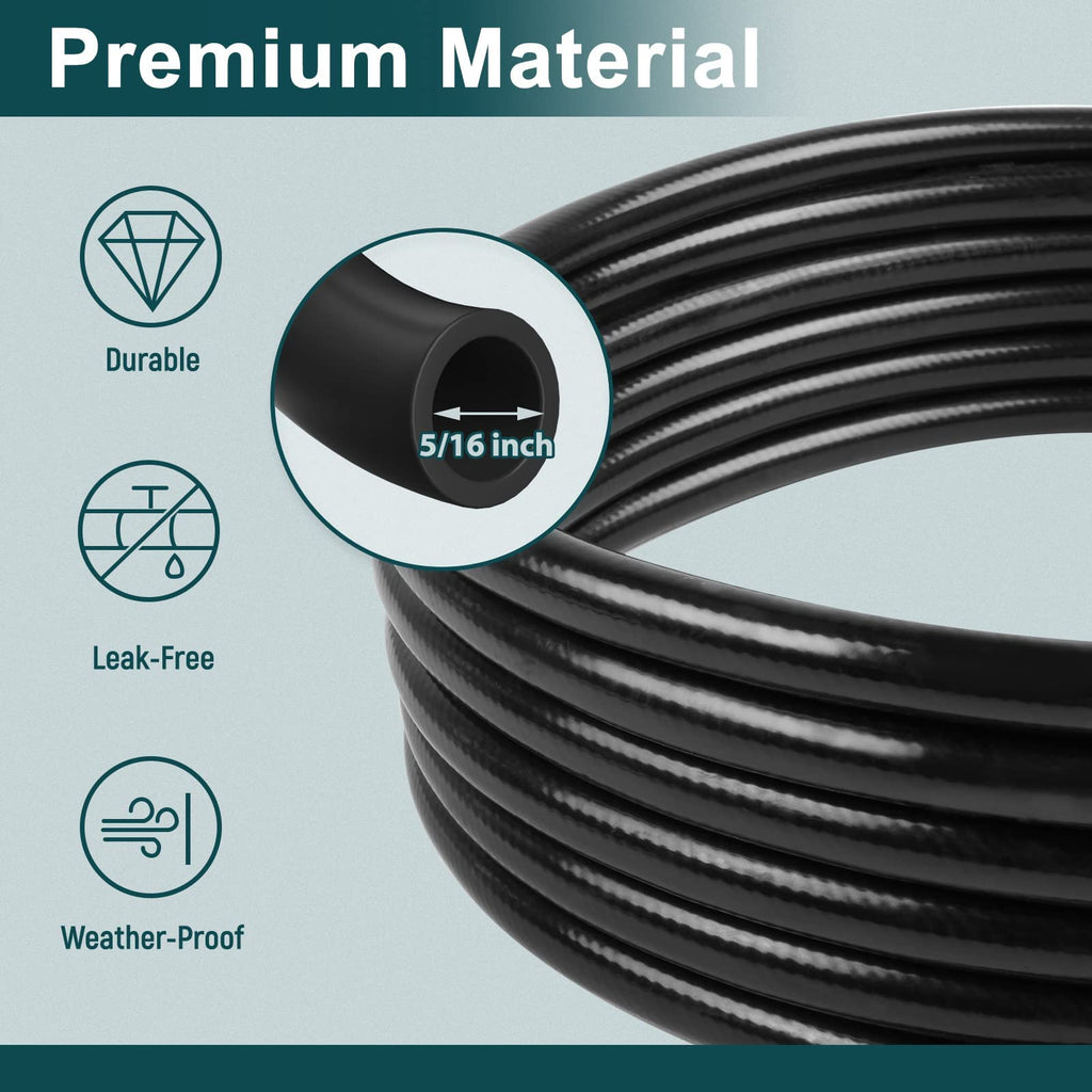 GASPRO 18FT Propane Hose Extension for Propane Devices with Both 3/8" Female Flare on Both Ends, for RV, Gas Grill, Heater, Burner and More, Flexible and Durable