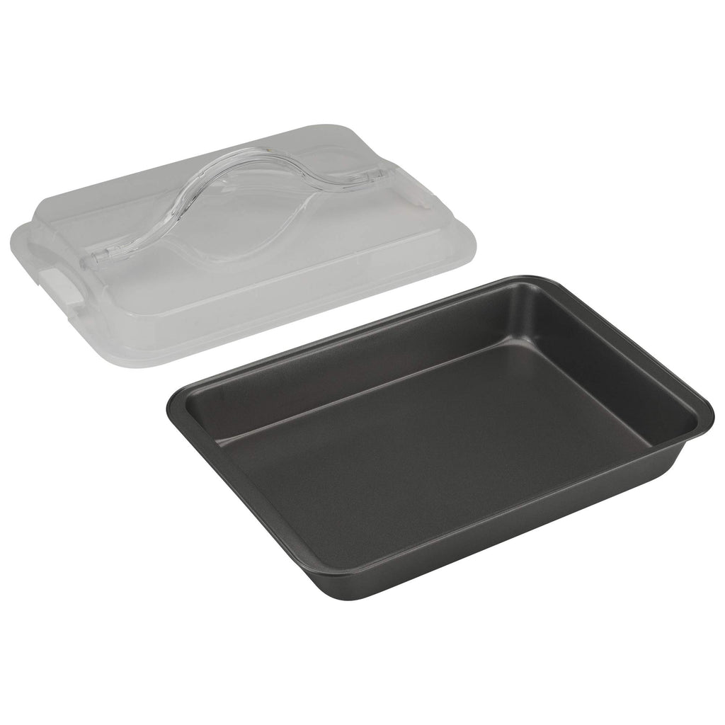 GoodCook Bake-N-Take Nonstick Steel Baking Pan with Lid, 9" x 13"