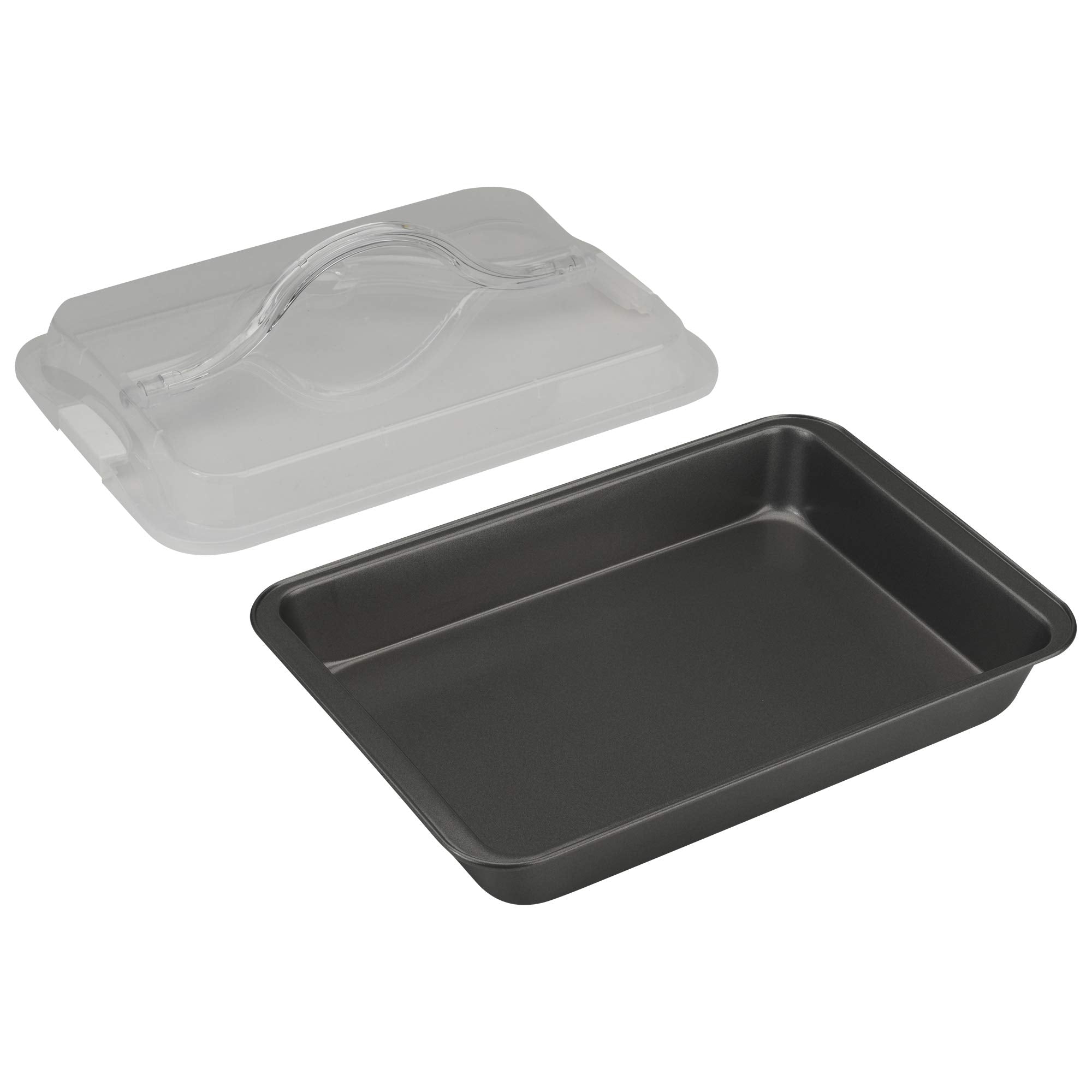 GoodCook Bake-N-Take Nonstick Steel Baking Pan with Lid, 9" x 13"