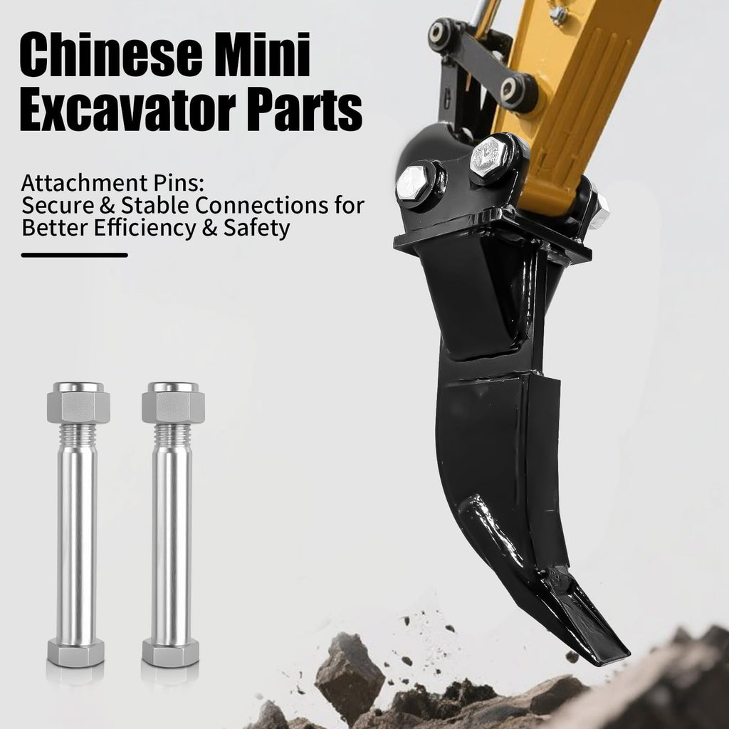 Mini Excavator Pins 0.98in/25mm,Replaceable Small Digger Attachments Link pin, Mini Excavator Auger Pin for Backhoe Accessories