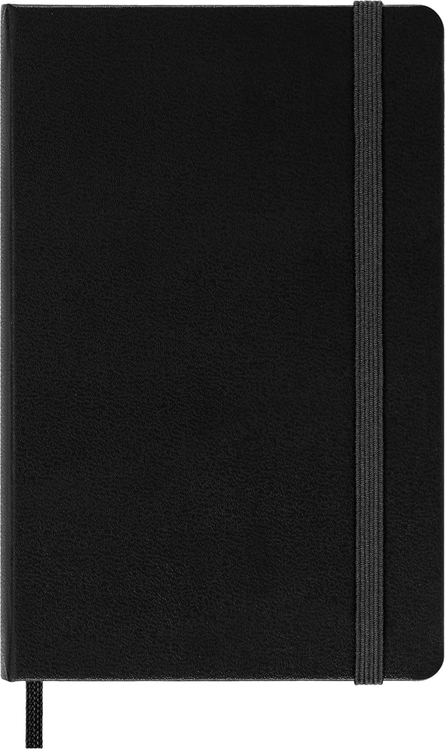 Moleskine Classic Notebook, Hard Cover, Pocket (3.5" x 5.5") Dotted, Black, 192 Pages