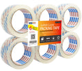 ADHES Heavy Duty Packing Tape Clear Packaging Tape for Moving Shipping Boxes, Box Tape Rolls Refills, Total Length of 300M with 4.8cm Width,2.6Mil Thickness