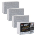 Better Grillin Scrubbin Stone Grill Cleaner-Scouring Brick/Barbecue Grill Brush/Barbecue Cleaner for BBQ, Griddle, 4pk