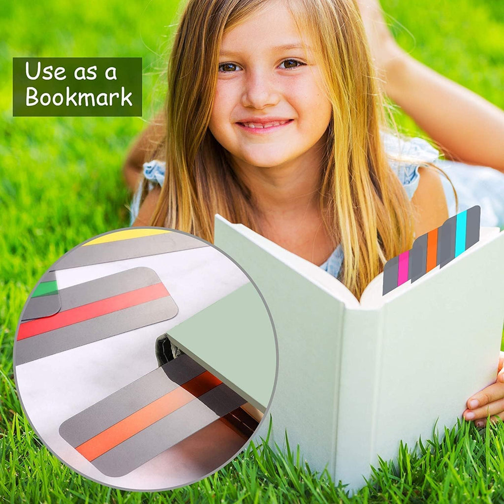 32 Pieces Guided Reading Strips Highlight Strips Colored Overlay Highlight Bookmarks Help with Dyslexia for Crystal Children and Teacher Supply Assistant